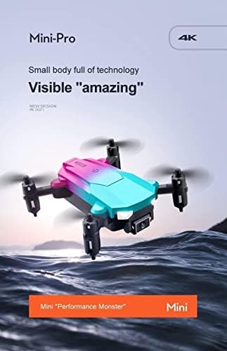 MUVLUX Drone Kameralar Katlanabilir RC Drone ile 4 K HD Kamera, Mini WiFi FPV Quadcopter Optik Akış Konumu ve Engellerden