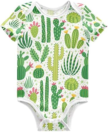 Emelivor Erkek Bebek Kız Bodysuits Kısa Kollu Unisex Yenidoğan Kıyafet Giysileri Bebek Romper Bebekler için 0-24 Ay