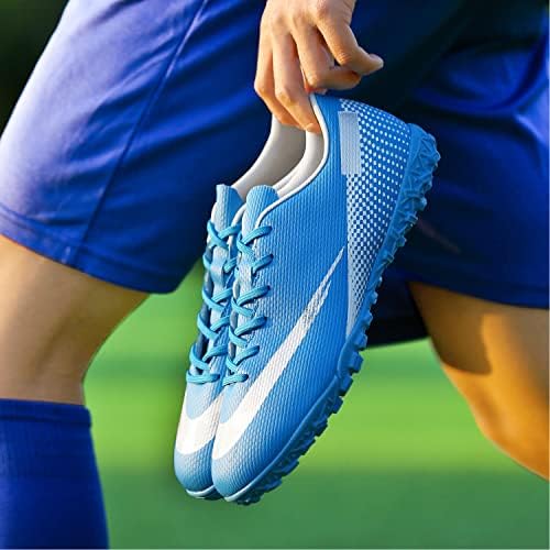 HaloTeam erkek futbol ayakkabıları Cleats Profesyonel Yüksek Top Nefes Atletik futbol kramponları Açık Kapalı TF /