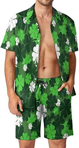 Erkekler 3d Baskı Eşofman 2 Parça Kıyafetler Komik Üst ve Kısa Kıyafetler Rahat Hawaii Tatil Moda Yaz Plaj Kıyafetleri