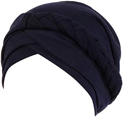 Türban Kemo Kap Kadınlar için Bükülmüş Örgü Kanseri Başörtüsü Kap Saç Kaplı Wrap Şapka Şapkalar Kap Kaput Saç Dökülmesi