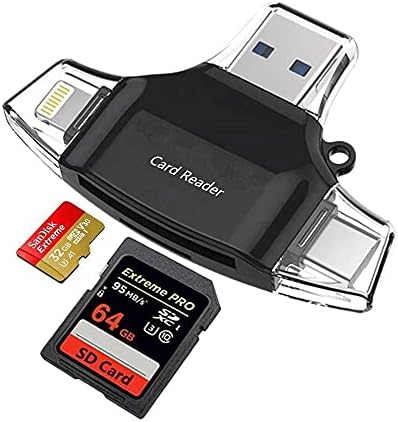 BoxWave Akıllı Gadget ile Uyumlu HP Envy x360 (15t-ew000) - AllReader USB kart okuyucu, microSD kart okuyucu SD Kompakt