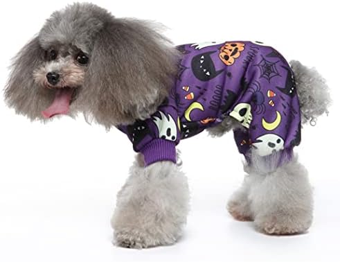 XIAOYU Cadılar Bayramı Köpek Giysileri için Küçük Pet Cadılar Bayramı Kostüm, Tatil Festivali Köpek Ceket Tulum, Köpek