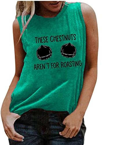 GERÇEKTEN Blusa Tank Top Kadınlar için Komik Baskı Crewneck Yelek günlük t-Shirt Bayanlar Gevşek Bluz Moda Yaz Cami