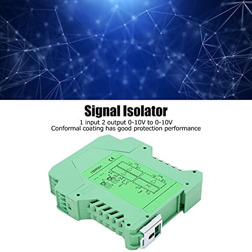 Sinyal İzolatörü, 0-10V ila 0-10V Akım Sinyalleri Koşullandırıcı, Analog Sinyal İzolatör Verici Ayırıcı, DIN Ray Montajı,