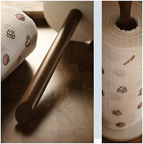 RAHYMA Weiping-Tuvalet Kağıdı Tutucuları Akasya Ağacı Beyaz Mermer Tabanlı Kağıt Havlu Tutacağı Kaymaz Kağıt Havlu