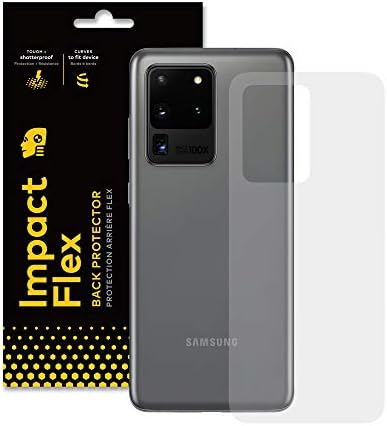 RhinoShield Ekran Koruyucu Samsung ile uyumlu [Galaxy S20 Ultra] / Darbe Esnek-Kenardan Kenara / Darbe Sönümleme /