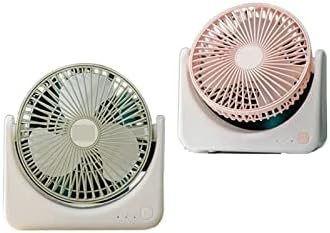 DFSYDS Fan masaüstü vantilatör USB Küçük Fan Ultra Sessiz Taşınabilir Taşınabilir Mini Şarj Fanı Yurt Masası (Renk: