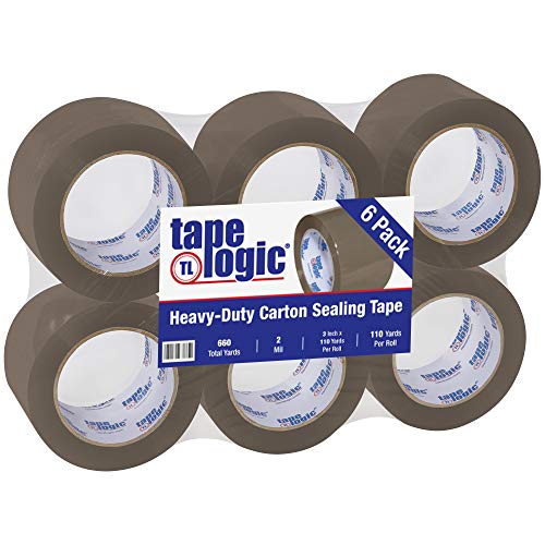 Poly Bag Guy Tape Logic ® 400 Endüstriyel Bant, 2 Mil, 3 x 110 yds, Kahverengi, 6 / Kasa