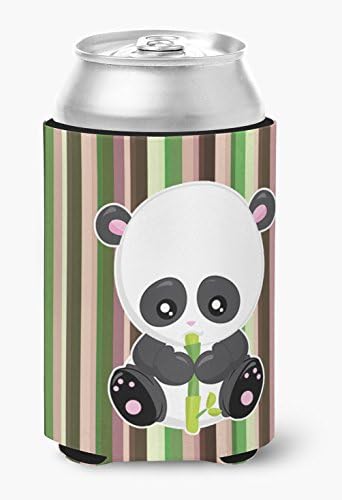 Caroline's Treasures BB6803CC Bambu Flüt Panda Can veya Şişe Hugger, Can Soğutucu Kol Hugger Makinede Yıkanabilir