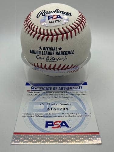 Harold Reynolds Mariners Orioles İmzalı İmza Resmi MLB Beyzbol PSA DNA İmzalı Beyzbol Topları