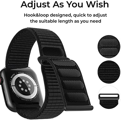 FREECEMA saat kayışı ile Uyumlu Apple Watch Kadınlar Erkekler için, ayarlanabilir Spor Bantları Smartwatch bantları