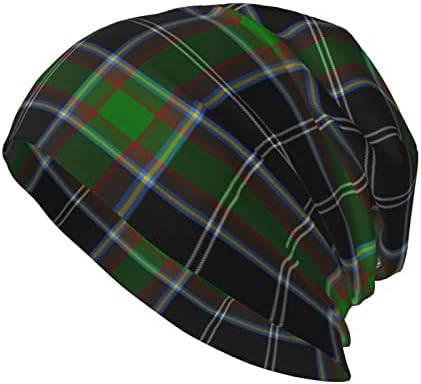 MIZIBAO Unisex Bere Şapka İskoç Klan Webster Tartan Ekose Sıcak Hımbıl örgü şapka Şapkalar Hediye Yetişkin için