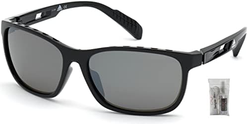 adidas SP0014 Kare Güneş Gözlüğü Erkekler için + Tasarımcı Giysisi Ücretsiz Gözlük Seti İle PAKET