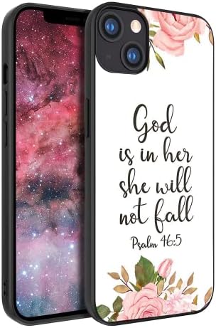 İncil Ayet Tanrı ile Her Şey Mümkün Pozitif Hıristiyan Tırnak Kauçuk Telefon Kılıfı için iPhone 14 13 12 11 Pro Max