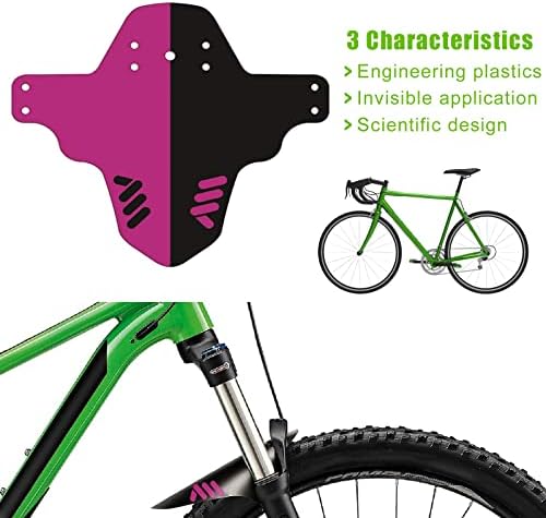 SİNİRLİ Bisiklet Far ve kuyruk ışık Set basit bisiklet dağ çamurluk Rainguard katlanır bölme bisiklet bisiklet bisiklet