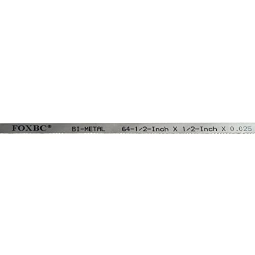FOXBC 64-1 / 2 İnç X 1/2 İnç X 10/14 TPI Bi-Metal Şerit Testere Bıçağı Metal Kesme