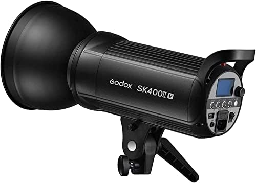 Godox SK400IIV w / Godox X2T-S Tetik ve X1R-S Alıcı 400Ws Strobe Stüdyo Flaş GN65 5600 K 2.4 G ile LED Modelleme Lamba