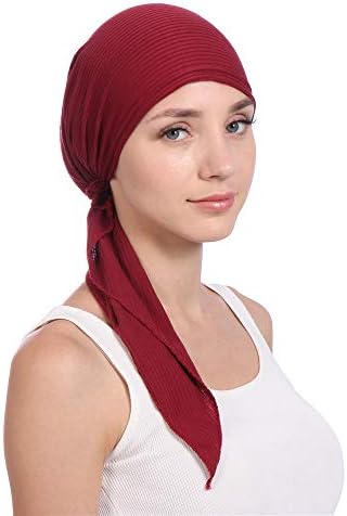 Şal Eşarp Kadın Kafatası Kapaklar Türban Moda Boncuk Şapka Kafa Pamuk Streç Kuyruk Kafatası Kapaklar Müslüman Saç