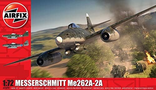 Aırfıx Messerschmitt ME262A-2A Uçak 1: 72 İKINCI dünya savaşı Askeri Havacılık Plastik model seti A03090