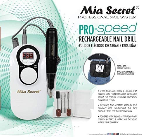 Mia Secret - 270-PROFESYONEL Hızlı Şarj Edilebilir Tırnak Matkabı YENİ ÜRÜN !