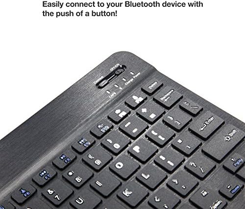 BLU C6L (2021) ile Uyumlu BoxWave Klavye (Boxwave'den Klavye) - İnce Tuşlar Bluetooth Klavye, BLU C6L (2021) için