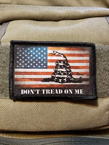 ABD Gadsden Bayrağı Moral Yaması-ABD'de Üretildi-Taktik Ordu 2x3 cırt cırt Yama Chris Pratt
