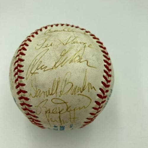 1967 Boston Red Sox AL Champs Takımı İmzaladı Amerikan Beyzbol Ligi PSA DNA ve JSA İmzalı Beyzbol Topları