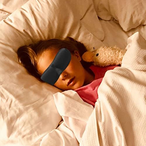 ALREMO XINGHUANG-5 Adet Uyku Göz Maskeleri Oft Konfor göz bandı Kapağı 3D Konturlu Fincan Elastik Kayış Yapışkanlı