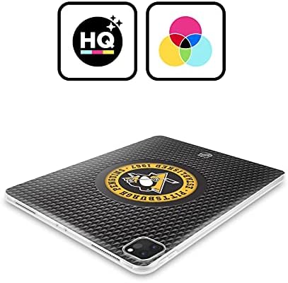 Kafa Çantası Tasarımları Resmi Lisanslı NHL Puck Doku Pittsburgh Penguins Yumuşak Jel Kılıf Apple iPad 10.2 ile Uyumlu