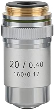 Mikroskop Aksesuarları 4X 10X 20X 40X 60X 100X RMS 20.2 mm Biyolojik Mikroskop Objektif Lens Laboratuar Sarf Malzemeleri
