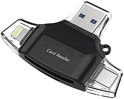 BoxWave Akıllı Gadget ile Uyumlu Poco F3 (BoxWave tarafından Akıllı Gadget) - AllReader USB kart okuyucu, microSD