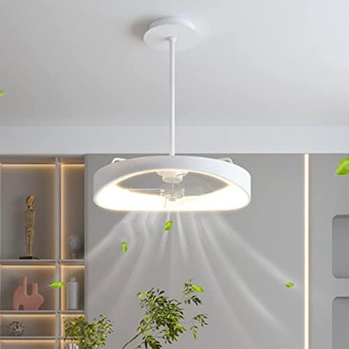 伟 祥 Yemek Odası Avize fan ışığı 2023 Yeni Yatak Odası Fanlı Görünmez Elektrikli Tavan ışıkları İskandinav Minimal