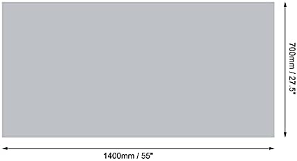 uxcell 27.5 İnç x 55 İnç PVC Levha Arka Plan Fotoğraf Backdrop Gri 700mm x 1400mm