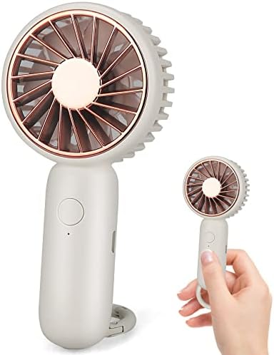 SUHEYU Mini Kişisel Fan, USB Taşınabilir Fan ile 3 Hız Ayarlanabilir Düşük Gürültü Soğutma Fanı, küçük El Fan Carabiner