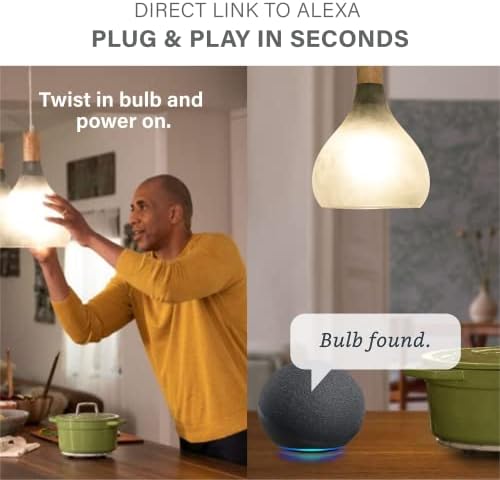 Sengled Akıllı Ampuller, Renk Değiştiren Alexa Ampul Bluetooth Mesh, Sadece Alexa ile Çalışan Akıllı Ampuller, Kısılabilir