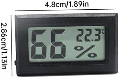 KUYYFDS Termometre Higrometre LCD Dijital Sıcaklık Nem Ölçer Mini Dijital nem ölçer Ev Ofis Kreş Kapalı-Açık Termometreler