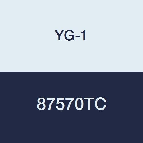 YG-1 87570TC Karbür Uçlu Değirmen, 3 Flüt, Konik, TiCN Kaplamalı Kaplama, 3 Uzunluk