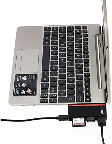 Navitech 2 in 1 Dizüstü/Tablet USB 3.0/2.0 HUB Adaptörü/mikro usb Girişi ile SD/Mikro USB kart okuyucu ile uyumlu