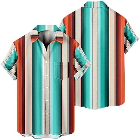 Xiloccer Erkek Büyük Ve Uzun Elbise Gömlek Koşu Gömlek güneş gömleği Erkekler için Vintage Spor T Shirt Grafik Düğme
