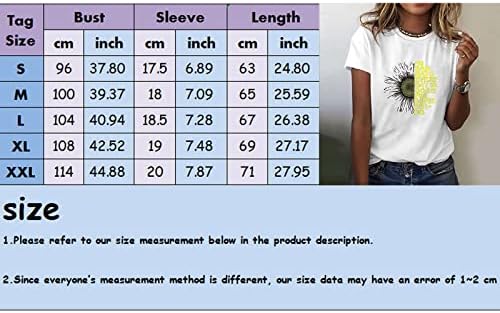 Yaz O Boyun Klasik Üst Gevşek Tunik Gömlek Çiçek Baskı Althletic Tops Kısa Kollu T-Shirt Kadınlar için Casual Bluz
