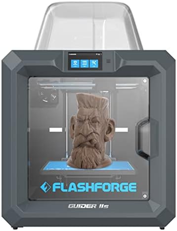 FLASHFORGE Guider IIS 3D Yazıcı Yüksek Sıcaklık Memesi ile Otomatik Tesviye Büyük 3D Yazıcı Dahili HD Kamera, Endüstriyel
