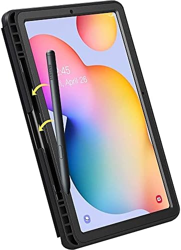 SaharaCase Ağır Folio Kılıf Samsung Galaxy Tab için S6 Lite (2020/2022) [Darbeye Dayanıklı Tampon] Sağlam Nemli Yerleşimler