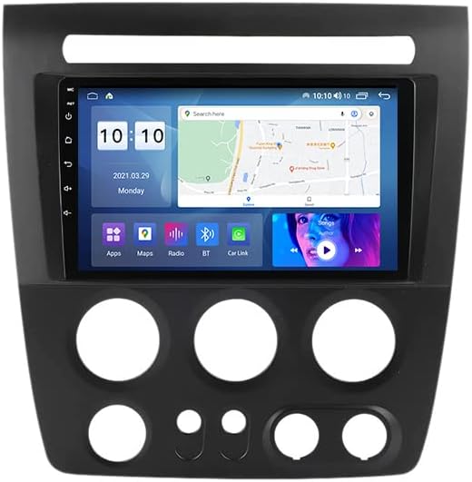 Araba Radyo Stereo Hummer H3 2005-2010, Biorunn Android 11 9 inç Octa Çekirdek Araba GPS Dahili Carplay Android Otomatik