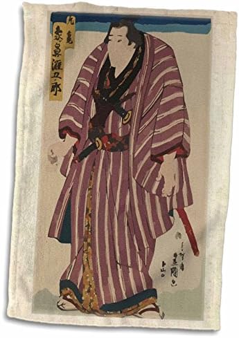 3dRose Florene Asyalı - Eski Japon Sumo Güreşçisi - Havlular (twl-80786-1)