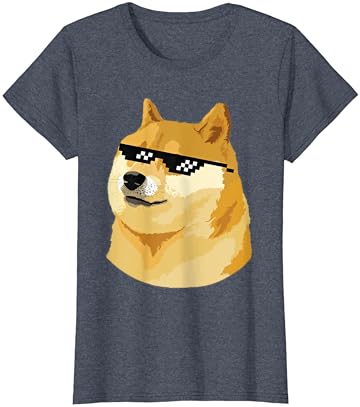 Onunla başa çıkmak için gözlüklü Doge Tişört