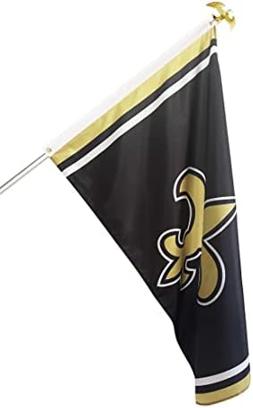 Futbol Takımı Taraftarları Bayrağı 3×5 Ft New Orleans Pirinç Grommets ile Canlı Renk Kapalı Açık Bayraklar / Afiş