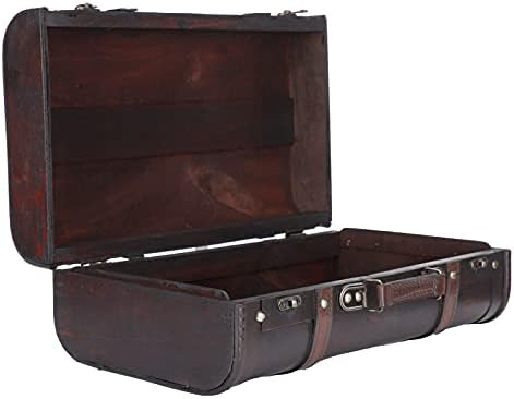 TOPINCN nostaljik bavul, Kişiselleştirilmiş Taşınabilir Ahşap Bavul, Erkekler Kadınlar için Fotoğraf Stüdyosu Fotoğraf