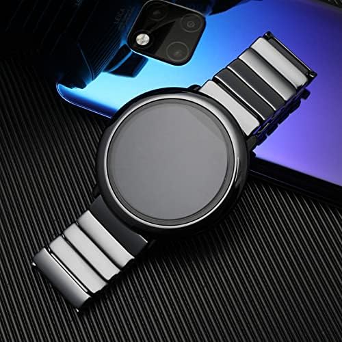 FULNES Akıllı kordonlu saat 20mm 22mm Seramik bilezik Samsung dişli S2 S3 S4 İçin Yedek Kayış HUAWEİ watch2 Pro gt2