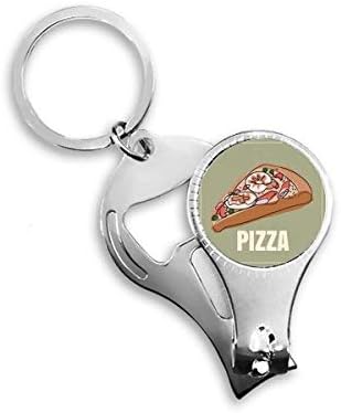 Dilim Pizza İtalya deniz ürünleri tırnak makası yüzük Anahtarlık şişe açacağı Clipper